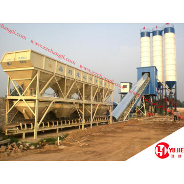 90m3/H Mobile Concrete Mixing Plant Popular in Canada